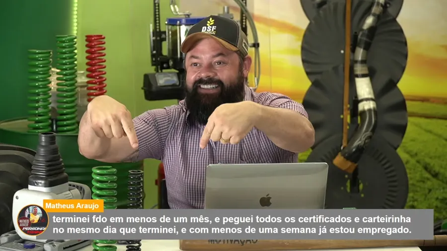 Depoimento de aluno do Plantador Pró 4